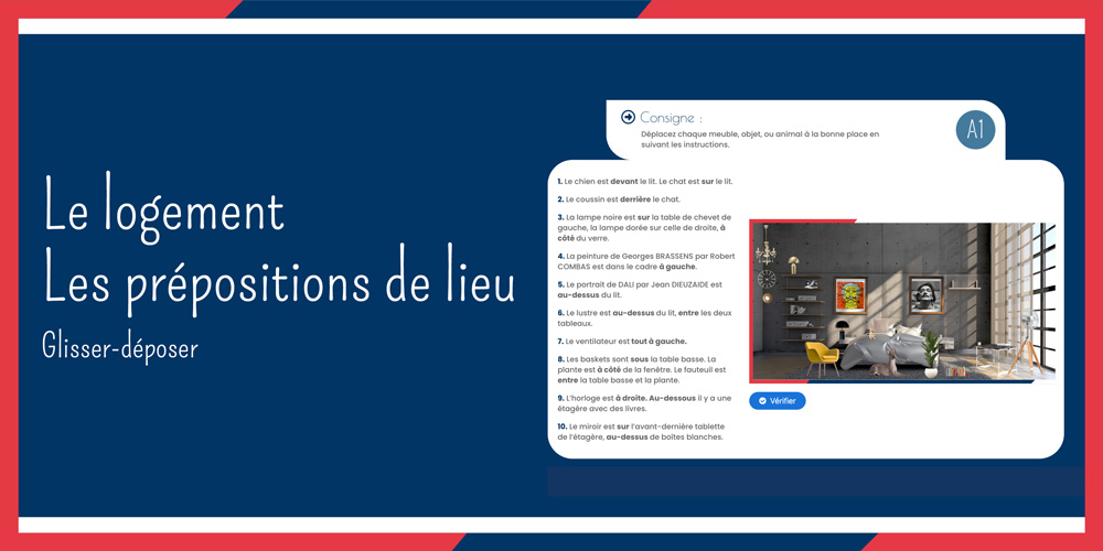 Le logement | Les prépositions de lieu