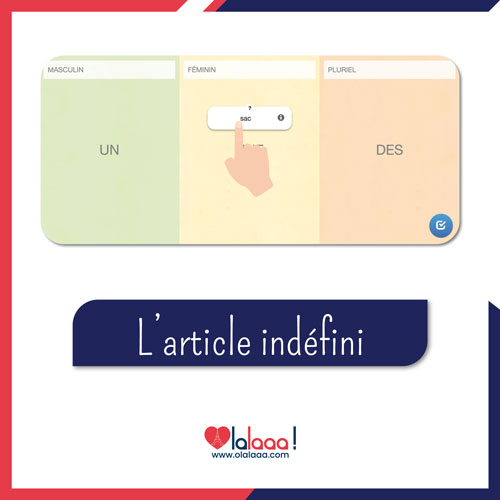 Les articles indéfinis